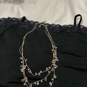 Gold costume jewellery beaded